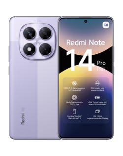 Xiaomi Redmi | Note 14 Pro | Lavender Purple | 6.67 " | AMOLED | 1220 x 2712 pixels | Mediatek | Internal RAM 8 GB | 256 GB | Du