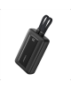 Anker | Power Bank | A1681G11 | 20000 mAh | USB-C 30W, Lightning 27W | Built-In USB-C and Lightning Cables | Black
