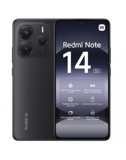 Xiaomi Redmi Note 14 | Midnight Black | 6.67 " | AMOLED | 1080 x 2400 pixels | Mediatek | Internal RAM 6 GB | 128 GB | Dual SIM 