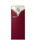 Gorenje Retro Refrigerator | OBRB615DR | Energy efficiency class D | Free standing | Larder | Height 152.5 cm | Fridge net capacity 225 L | Freezer net capacity 22 L | 38 dB | Red