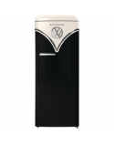 Gorenje Retro Refrigerator | OBRB615DBK | Energy efficiency class D | Free standing | Larder | Height 152.5 cm | Fridge net capacity 225 L | Freezer net capacity 22 L | 38 dB | Black