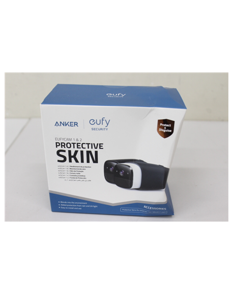 SALE OUT. Anker Eufy 2 Set Silicone Skins In Black For EufyCam & EufyCam 2, Black | Anker Eufy | 2 Set Silicone Skins In Black |