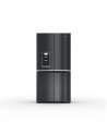Whirlpool Refrigerator | WQ9I FO2BX EF | Energy efficiency class E | Free standing | Side by side | Height 187.6 cm | No Frost system | Fridge net capacity 355 L | Freezer net capacity 237 L | Display | 41 dB | Black