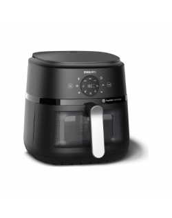 Philips NA231/00 Airfryer, 1700 W, Pan volume 6.2 L, Black, Silver | Philips Airfryer | NA231/00 | Power 1700 W | Capacity 6.2 L