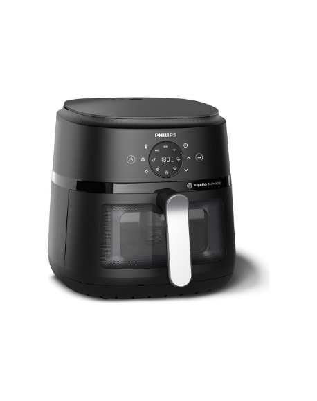 Philips NA231/00 Airfryer, 1700 W, Pan volume 6.2 L, Black, Silver | Philips Airfryer | NA231/00 | Power 1700 W | Capacity 6.2 L