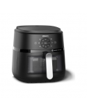 Philips NA231/00 Airfryer, 1700 W, Pan volume 6.2 L, Black, Silver | Philips Airfryer | NA231/00 | Power 1700 W | Capacity 6.2 L | Black/Silver