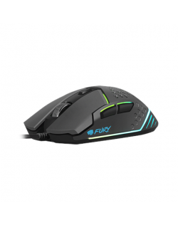 Fury Battler, 6400 DPI, RGB LED light, Wired Optical Gaming Mouse