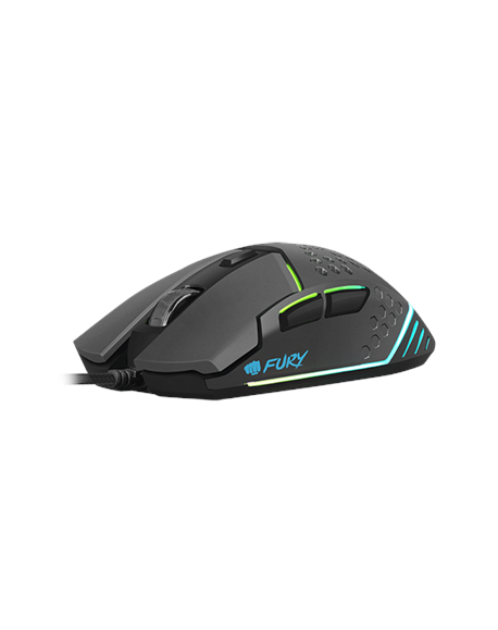 Fury Battler, 6400 DPI, RGB LED light, Wired Optical Gaming Mouse