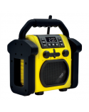 Adler | Construction radio with Bluetooth | AD 1911 | AUX in | Black/Yellow