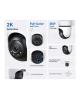 TP-LINK Pan/Tilt Security Wi-Fi Camera | Tapo C510W | Dome | 3 MP | 3.9mm | IP65 | H.264 | MicroSD, up to 512 GB