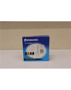 SALE OUT. Panasonic KX-TS500FXW Corded phone, White - DAMAGED PACKAGING | Panasonic | Corded | KX-TS500FX | White | 150 x 200 x 