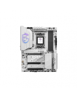MSI MPG B850 EDGE TI WIFI | Processor family AMD | Processor socket AM5 | DDR5 | Supported hard disk drive interfaces SATA, M.2 