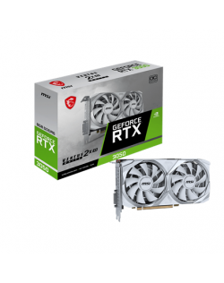 MSI GeForce RTX 3050 VENTUS 2X XS WHITE 8G OC | NVIDIA | 8 GB | GeForce RTX 3050 | GDDR6 | HDMI ports quantity 1 | 128-bit