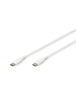 Digitus Silicone Connection Cable | AK-300341-010-W | USB-C to USB-C
