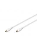 Digitus Silicone Connection Cable | AK-300341-010-W | USB-C to USB-C