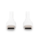 Digitus Silicone Connection Cable | AK-300341-010-W | USB-C to USB-C