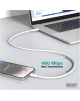 Digitus Silicone Connection Cable | AK-300341-010-W | USB-C to USB-C