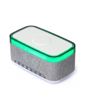 Gembird Digital Alarm Clock with Speaker and Charging Function | DAC-SPKBT-QC15-GR | Bluetooth | Wireless connection