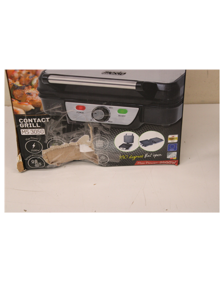 SALE OUT. Mesko MS 3050 Grill, Contact, Power 1800 W, Black/Stainless steel | Mesko | Grill | MS 3050 | Contact grill | 1800 W |
