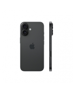 Apple iPhone 16 | Black | 6.1 " | Super Retina XDR | 2556 x 1179 pixels | A18 | Internal RAM 8 GB | 512 GB | Dual SIM | 4G | 5G 