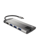 Natec | USB-C Multiport Adapter | NMP-1690 | Grey | USB Type-C | 0.15 m