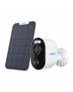 Reolink | Wireless Solar & Battery Powered Security Camera with Smart Detection | Argus Series B310 with Solar Panel | Bullet | 