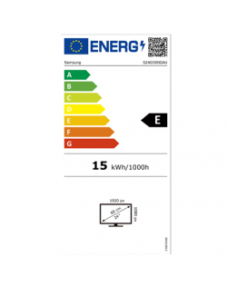 Samsung LS24D300GAUXEN | 24 " | IPS | 16:9 | 100 Hz | 5 ms | 1920 x 1080 pixels | 250 cd/m² | HDMI ports quantity 1 | Black