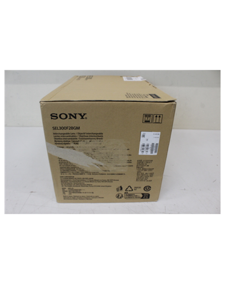 SALE OUT. Sony SEL300F28GM FE 300MM F2.8 GM OSS | Sony | SEL300F28GM FE 300MM F2.8 GM OSS | DAMAGED PACKAGING