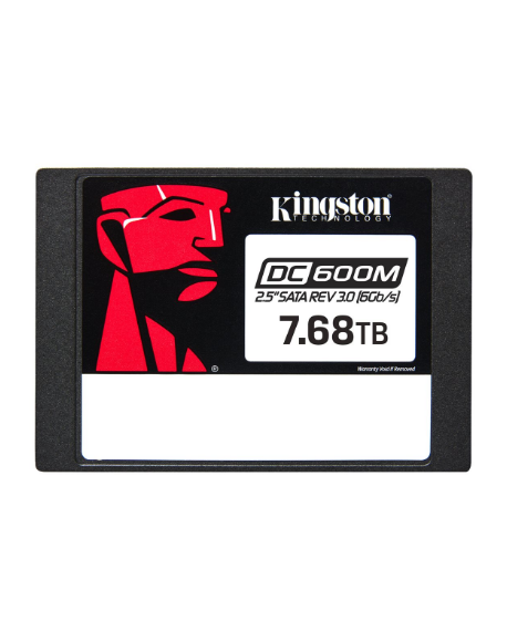 Kingston DC600M | 7680 GB | SSD form factor 2.5" | Solid-state drive interface SATA Rev. 3.0 | Read speed 560 MB/s | Write speed