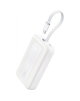 Anker Power Bank, Built-In USB-C Cable, 30W | A1688H21 | 10000 mAh | White