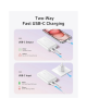 Anker Power Bank, Built-In USB-C Cable, 30W | A1688H21 | 10000 mAh | White