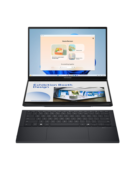 Asus Zenbook Duo UX8406CA-PZ068X | Basalt Gray | 14 " | OLED | Touchscreen | 3K | 2880 x 1800 pixels | Glossy | Intel Core Ultra