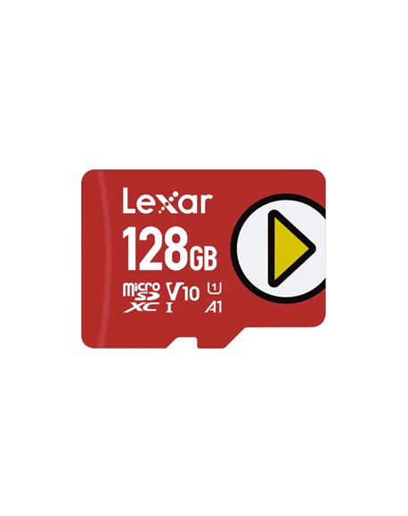 Lexar PLAY | 128 GB | microSDXC | Flash memory class 10