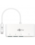 Goobay USB-C Multiport Adapter to 3x USB-A, Cardreader | 62097