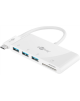 Goobay USB-C Multiport Adapter to 3x USB-A, Cardreader | 62097