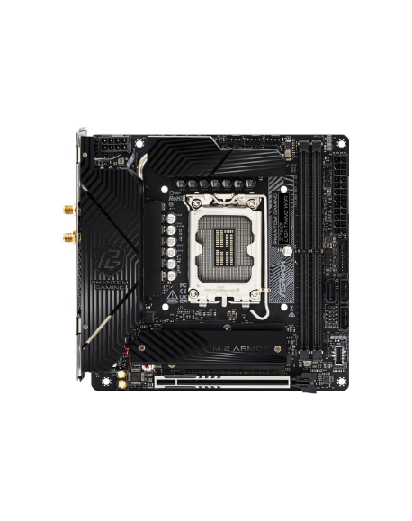 ASRock B760I LIGHTNING WIFI | Processor family Intel | Processor socket LGA1700 | DDR5 | Supported hard disk drive interfaces SA