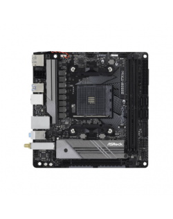 ASRock B550M-ITX/AC | Processor family AMD | Processor socket AM4 | DDR4 | Supported hard disk drive interfaces SATA, M.2 | Numb