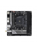 ASRock B550M-ITX/AC | Processor family AMD | Processor socket AM4 | DDR4 | Supported hard disk drive interfaces SATA, M.2 | Number of SATA connectors 4