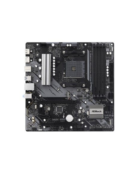 ASRock B550M Phantom Gaming 4 | Processor family AMD | Processor socket AM4 | DDR4 | Supported hard disk drive interfaces SATA, 
