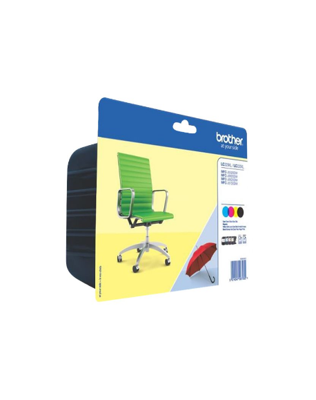 Brother LC229XLVALBP | Ink Cartridge | Black, Cyan, Magenta, Yellow