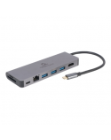 Cablexpert A-CM-COMBO5-05 USB Type-C 5-in-1 multi-port adapter (Hub + HDMI + PD + card reader + LAN) | Cablexpert
