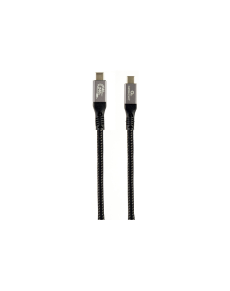 Cablexpert CCBP-USB4-CMCM240-1.5M Premium USB 4 Type-C charging and data cable, 40 Gbps, 240 W, 1.5 m | Cablexpert