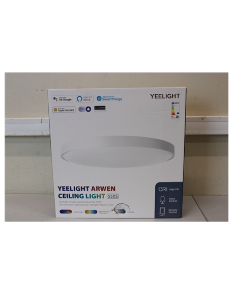 SALE OUT. Yeelight LED Smart Ceiling Light Arwen 550S | Yeelight LED Ceiling Light Arwen 550S | DAMAGED PACKAGING
