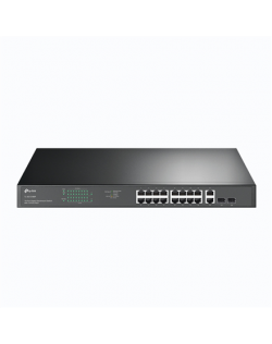 TP-LINK Switch TL-SG1218MP Unmanaged, Rack Mountable, 10/100 Mbps (RJ-45) ports quantity 18, PoE+ ports quantity 16