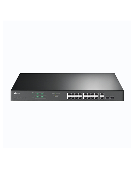 TP-LINK Switch TL-SG1218MP Unmanaged, Rack Mountable, 10/100 Mbps (RJ-45) ports quantity 18, PoE+ ports quantity 16