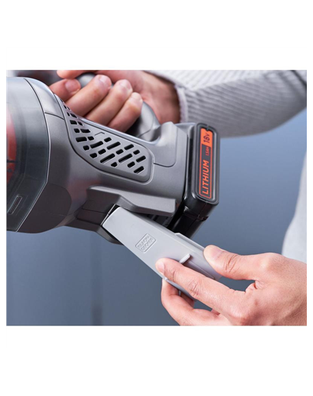 BLACK & DECKER | Vacuum Cleaner | BCHV001B-XJ | Cordless operating | Handstick | 18 V | Operating time (max) 12 min | Grey