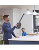 BLACK & DECKER Vacuum Cleaner | BHHV320B-QW | Cordless operating | Handstick | 12 V | Operating time (max) 20 min | Gray/Blue