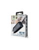 Cablexpert TA-UC-PDQC65-01-BK 3-port 65 W GaN USB PowerDelivery fast charger, black | Cablexpert