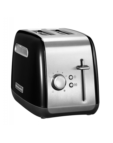KitchenAid Classic Toaster | 5KMT2115EOB | Power 1100 W | Number of slots 2 | Housing material Metal | Stainless Steel/Black