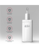 AXAGON GaN wallcharger 3x port (USB-A + 2x USB-C), PD3.0/PPS/QC4+/SFC2.0/AFC/SCP/FCP/Apple, 65W | ACU-DPQ65W